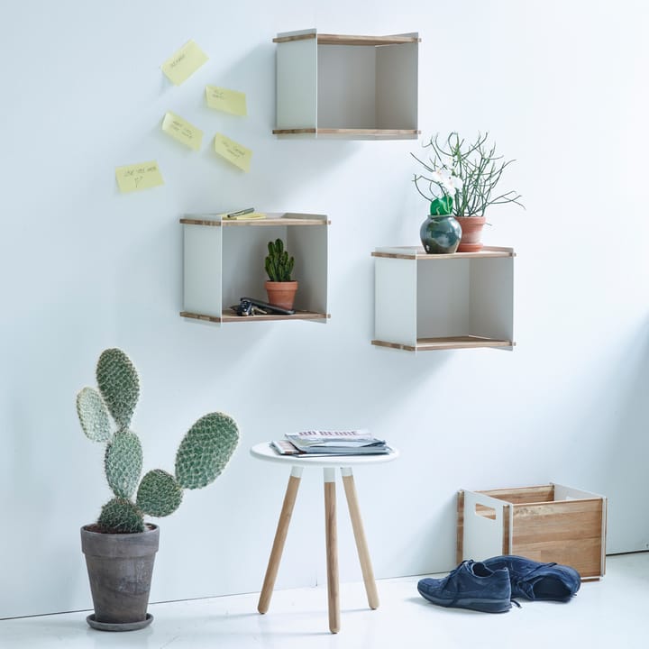 Box Wall opslag, White, teak Cane-line