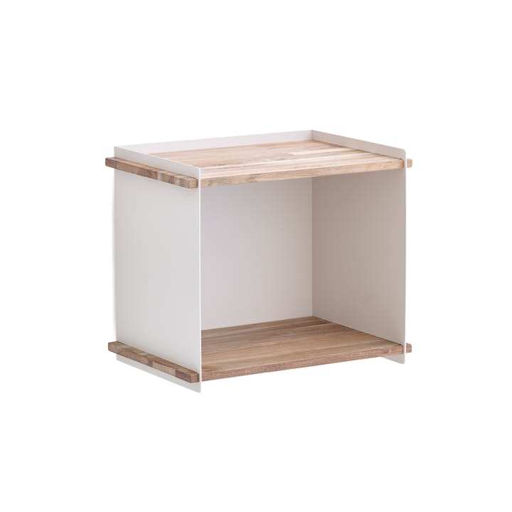 Box Wall opslag - White, teak - Cane-line
