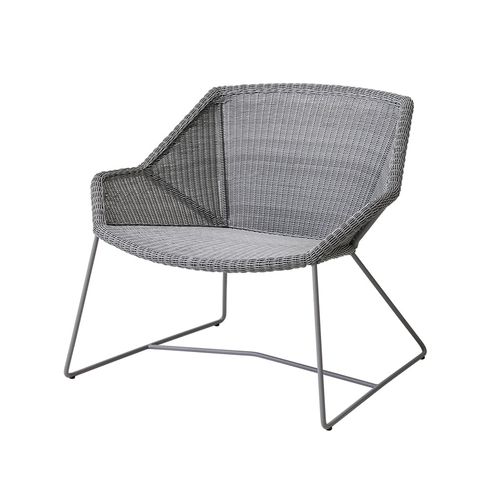 Cane-line Breeze lounge stoel weave Light grey