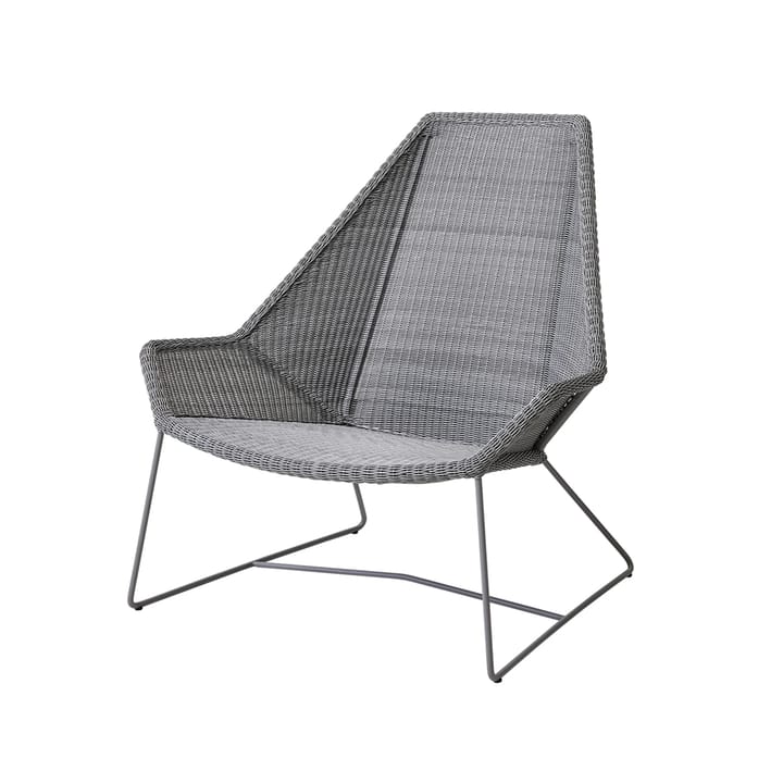 Breeze loungestoel hoge rug weave - Light grey - Cane-line