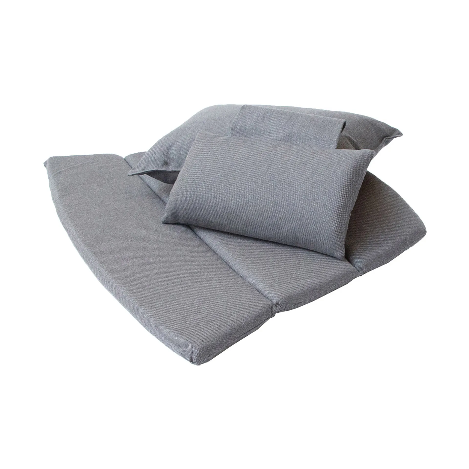 Breeze loungestoel kussenset met hoge rug , Cane-line Natté grey Cane-line