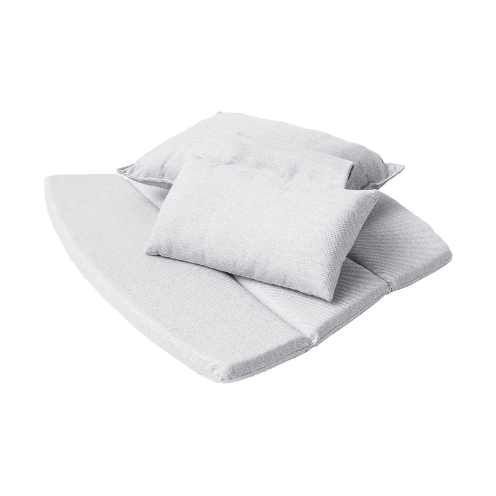 Breeze loungestoel kussenset met hoge rug , Cane-line Natté light grey Cane-line