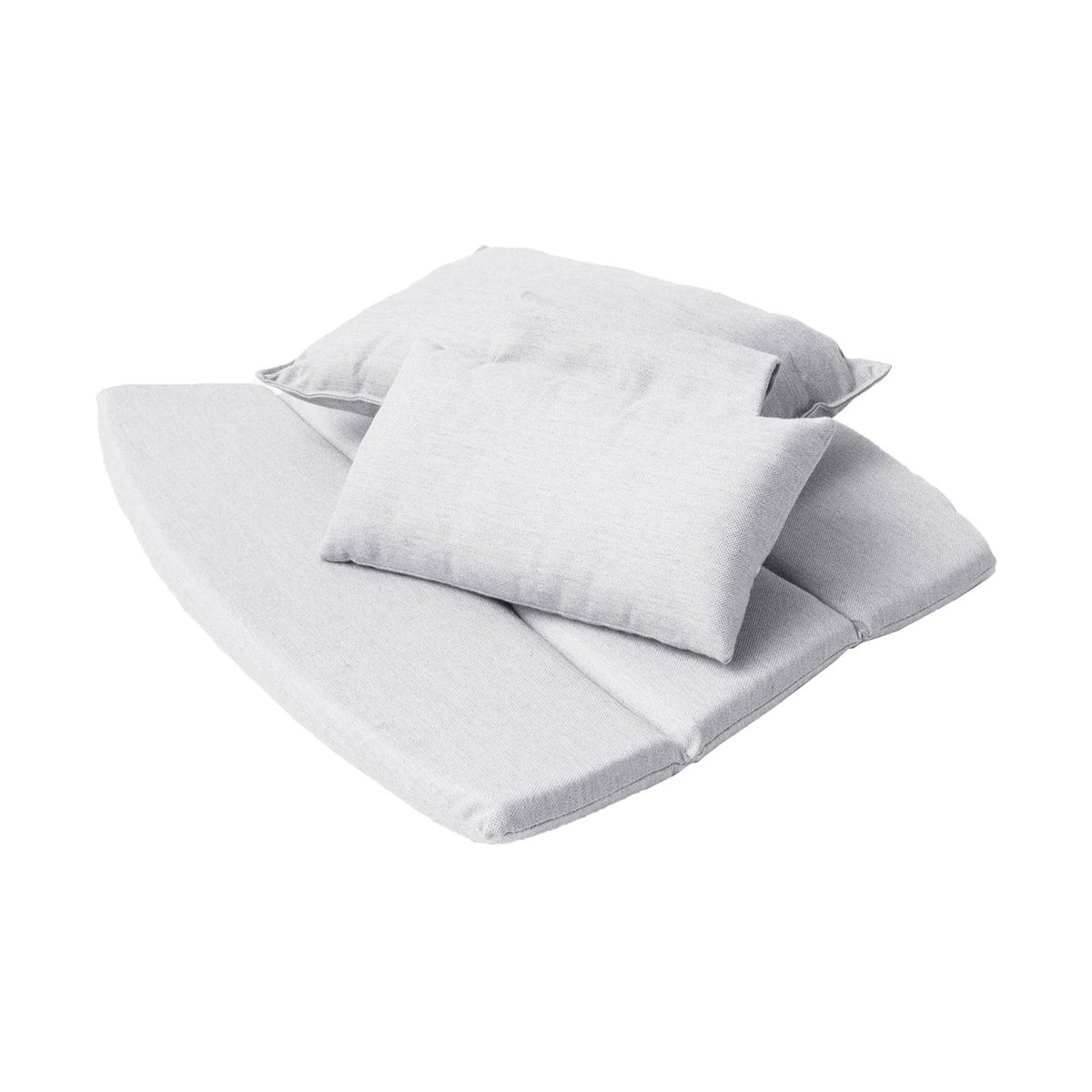 Cane-line Breeze loungestoel kussenset met hoge rug Cane-line Natté light grey