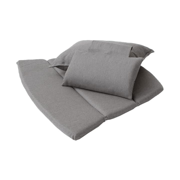 Breeze loungestoel kussenset met hoge rug  - Cane-line Natté taupe - Cane-line