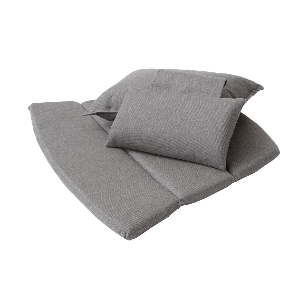 Cane-line Breeze loungestoel kussenset met hoge rug Cane-line Natté taupe