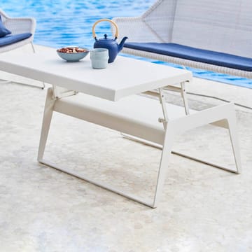 Chill out salontafel - White, dubbel - Cane-line