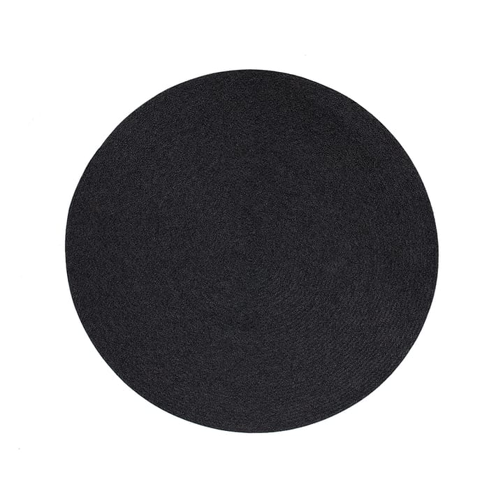 Circle vloerkleed rond, Dark grey, Ø140cm Cane-line