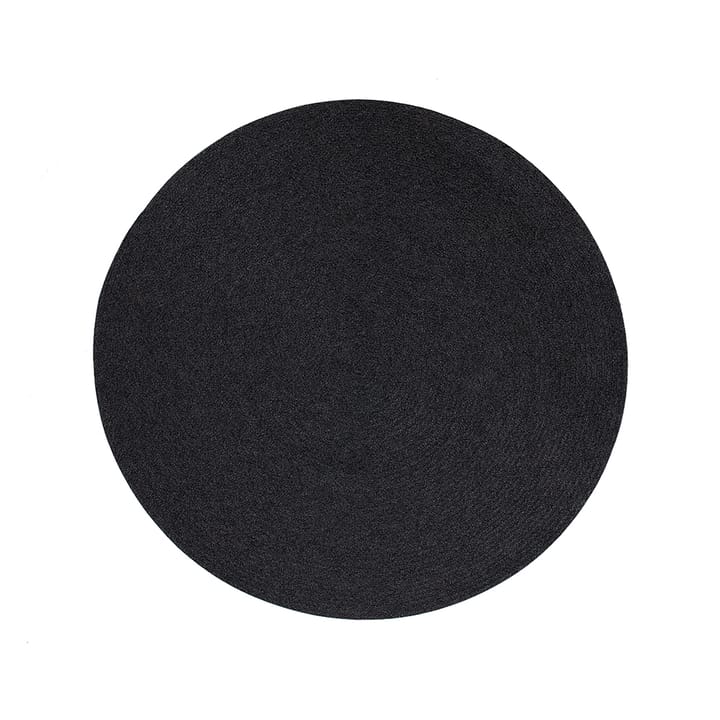 Circle vloerkleed rond - Dark grey, Ø140cm - Cane-line