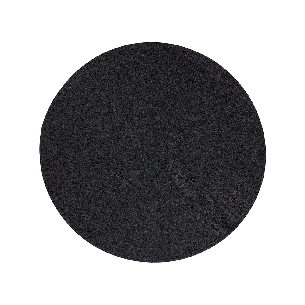 Cane-line Circle vloerkleed rond Dark grey, Ø140cm