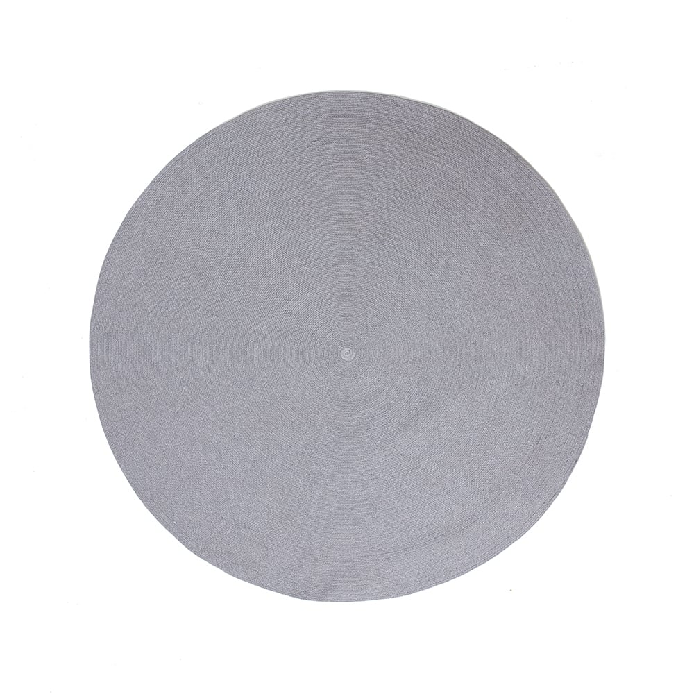 Cane-line Circle vloerkleed rond Light grey, Ø140cm