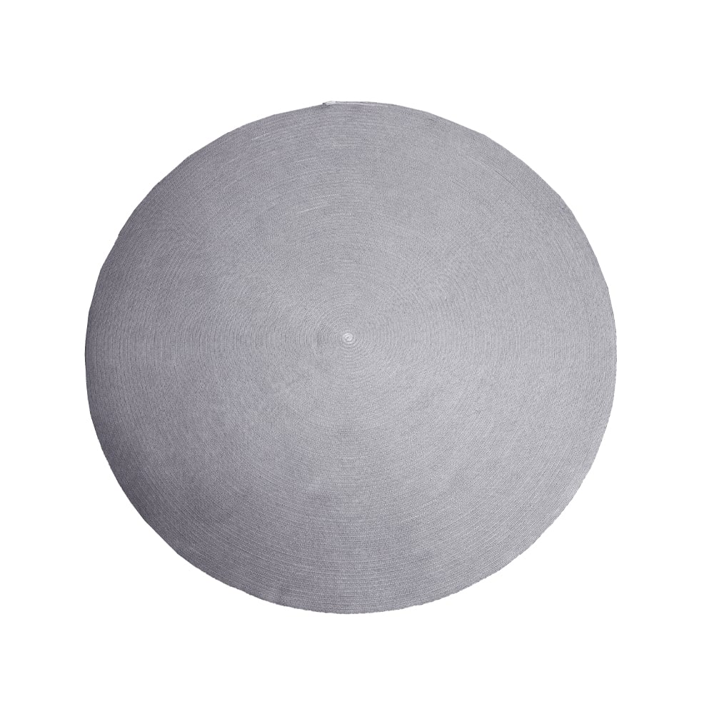 Cane-line Circle vloerkleed rond Light grey, Ø200cm