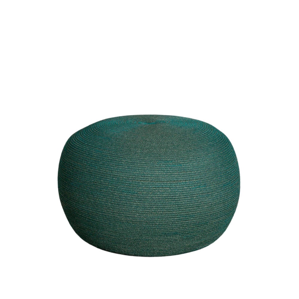 Cane-line Circle voetenbank o75 cm Dark green | Scandinavisch Interieur | Groen