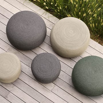 Circle voetenbank Ø75 cm - Dark green - Cane-line
