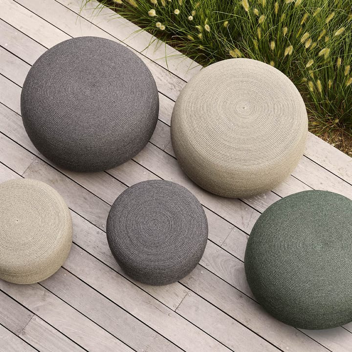 Circle voetenbank Ø75 cm, Taupe Cane-line