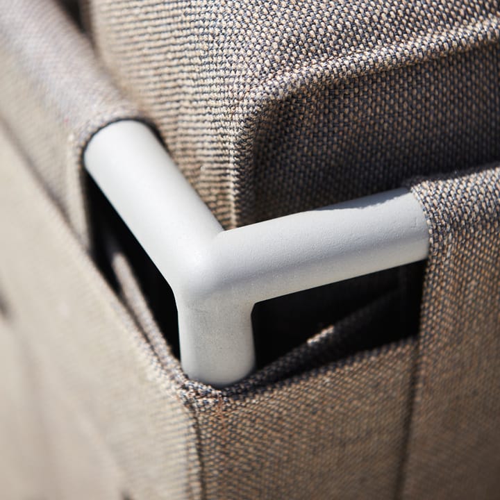Conic modulaire bank, Cane-Line Airtouch grey, dagbed, incl. kussens Cane-line