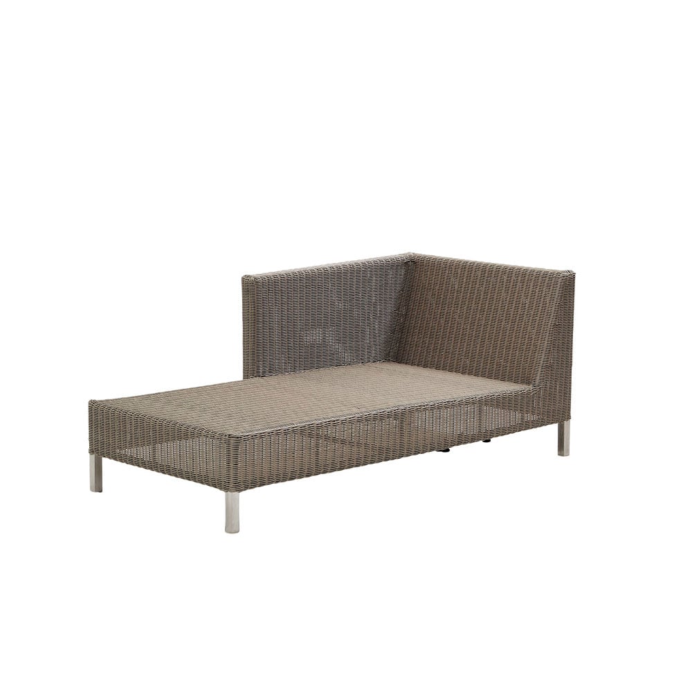 Cane-line Connect chaise longue Taupe, rechts