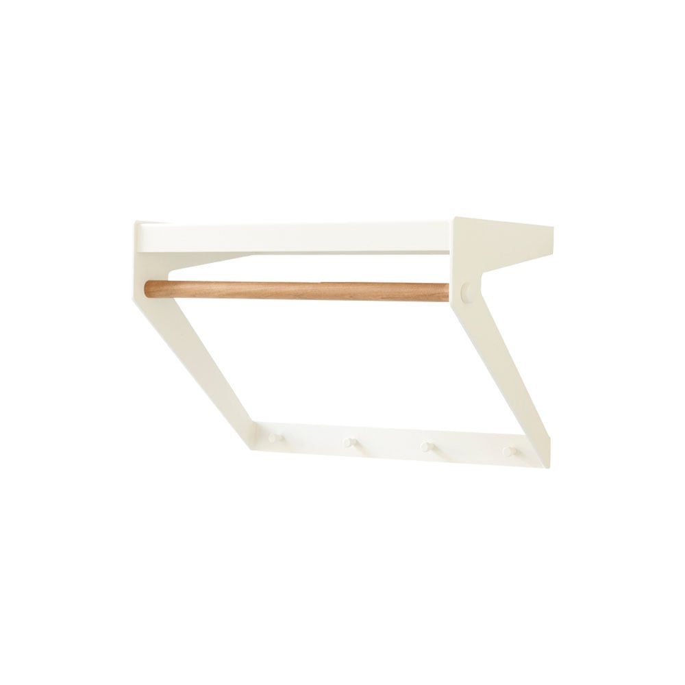 Cane-line Copenhagen City kapstok White, teak | Scandinavisch Interieur | Garderobehaken & hoedenplanken | Wit