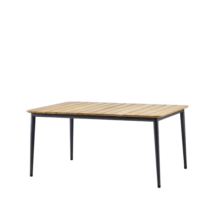 Core eettafel teak 160x100x74 cm - Lava grey frame - Cane-line