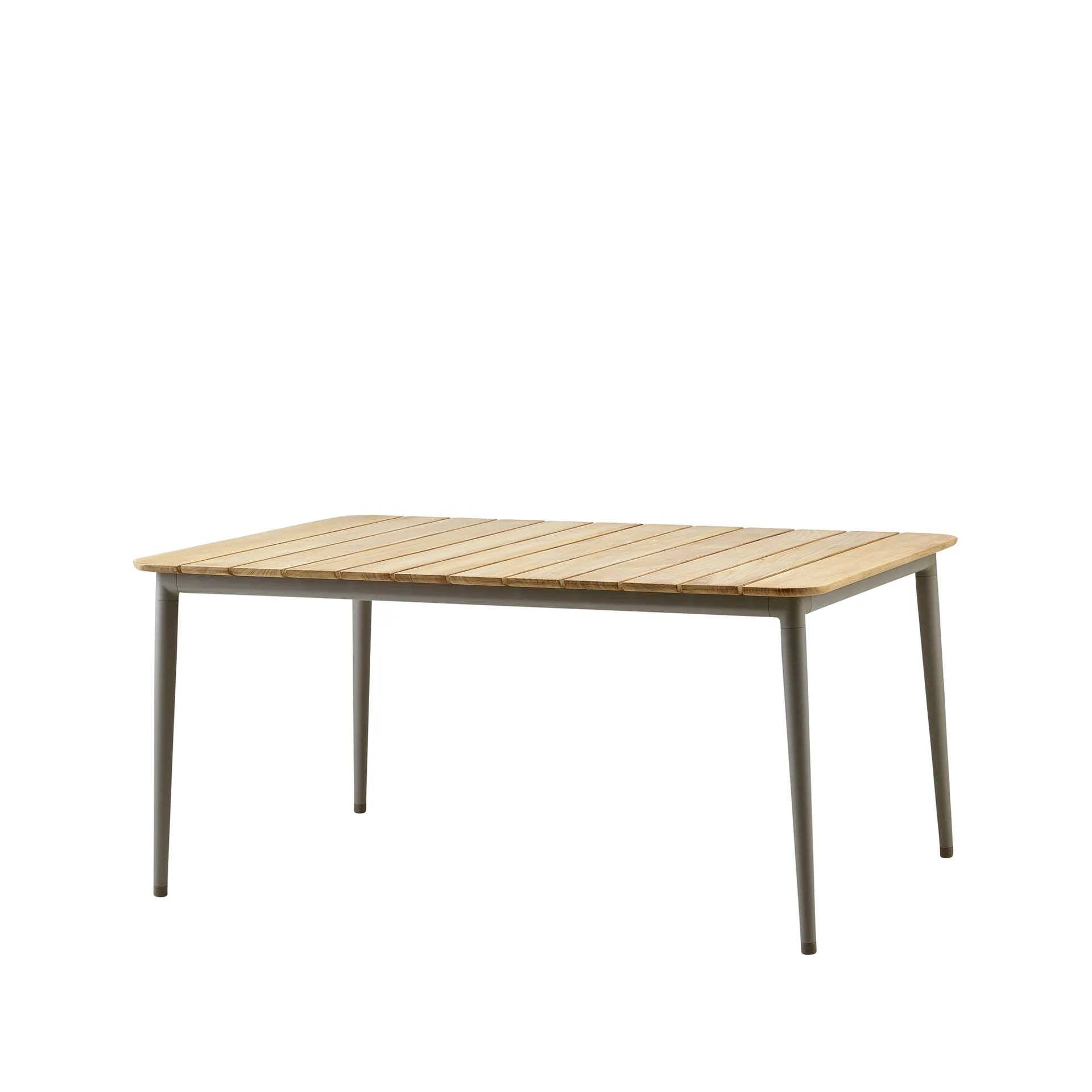 Core eettafel teak 160x100x74 cm, Taupe frame Cane-line