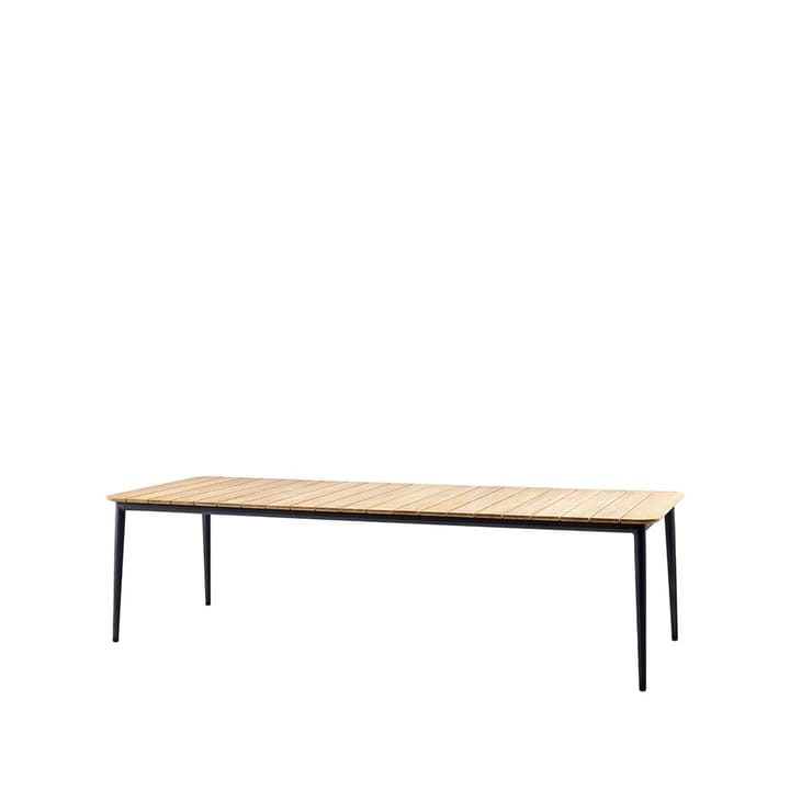 Core eettafel teak 274x100x74 cm - Lava grey frame - Cane-line