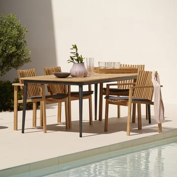 Core eettafel teak 274x100x74 cm - Taupe frame - Cane-line
