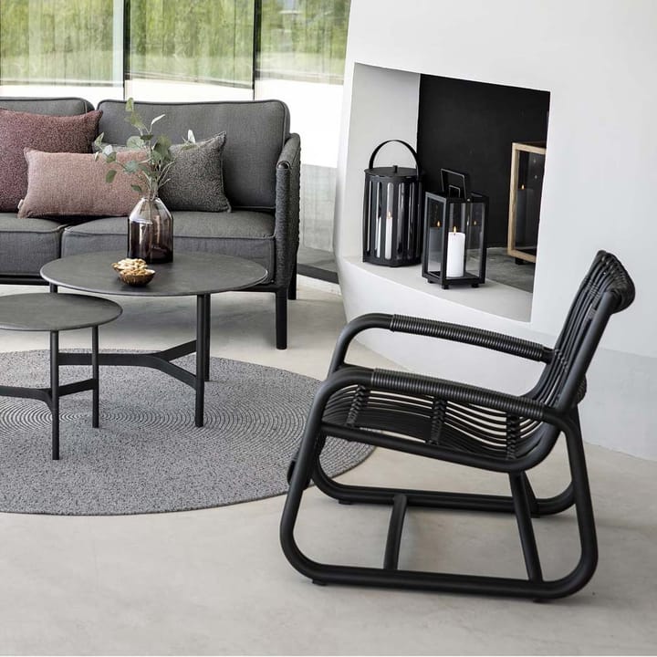 Curve tuinstoel, Lava grey Cane-line