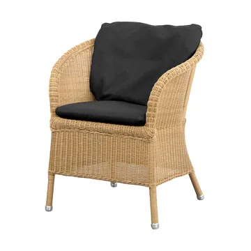 Derby/Lansing rugkussen voor stoel/sofa - Cane-line Natté black - Cane-line