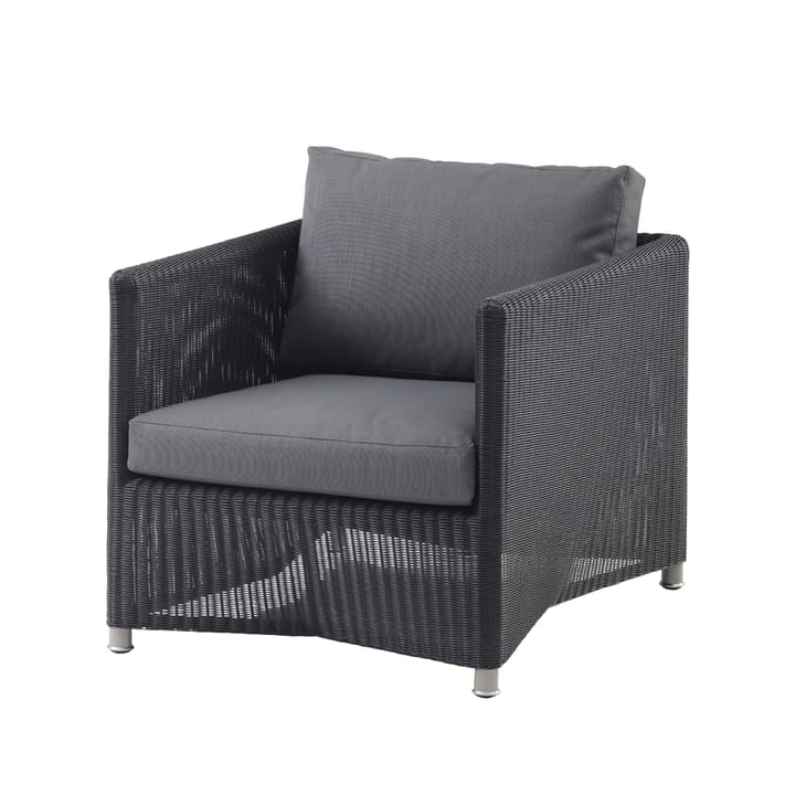 Diamanten loungefauteuil weave - Cane-Line Natté graphite - Cane-line