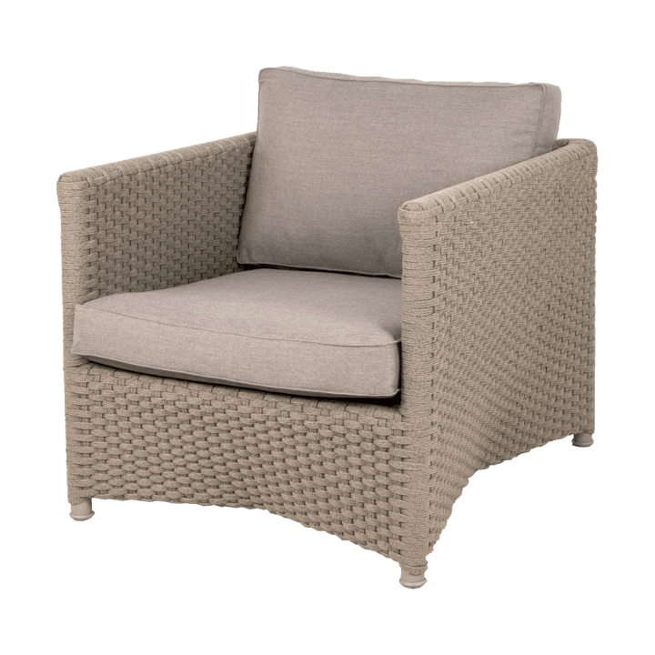 Diamond loungestoel soft rope - Cane-Line Natté taupe - Cane-line