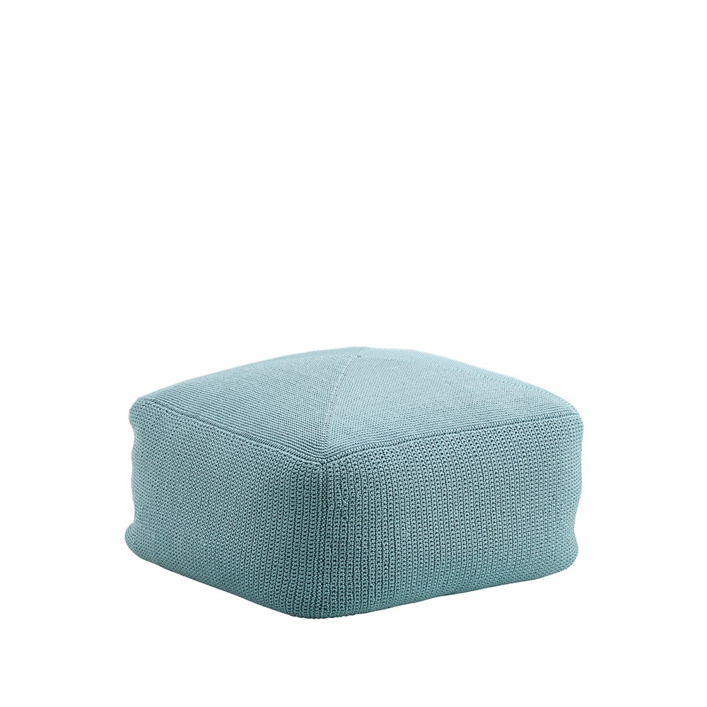 Cane-line Divine poef Turquoise | Scandinavisch Interieur | Turkoois