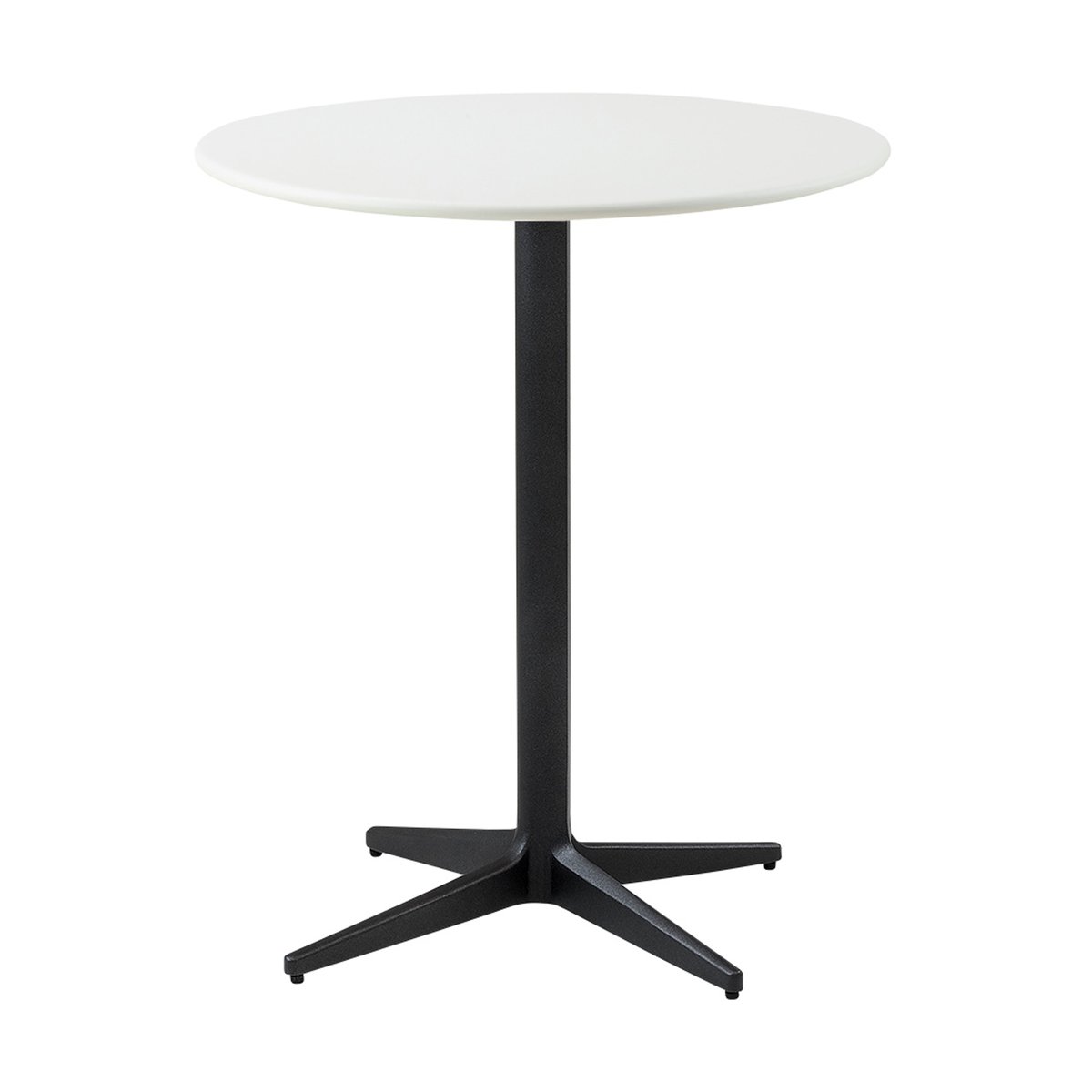 Cane-line Drop tafel o60 cm White-lava grey | Scandinavisch Interieur | Tuintafels | Wit