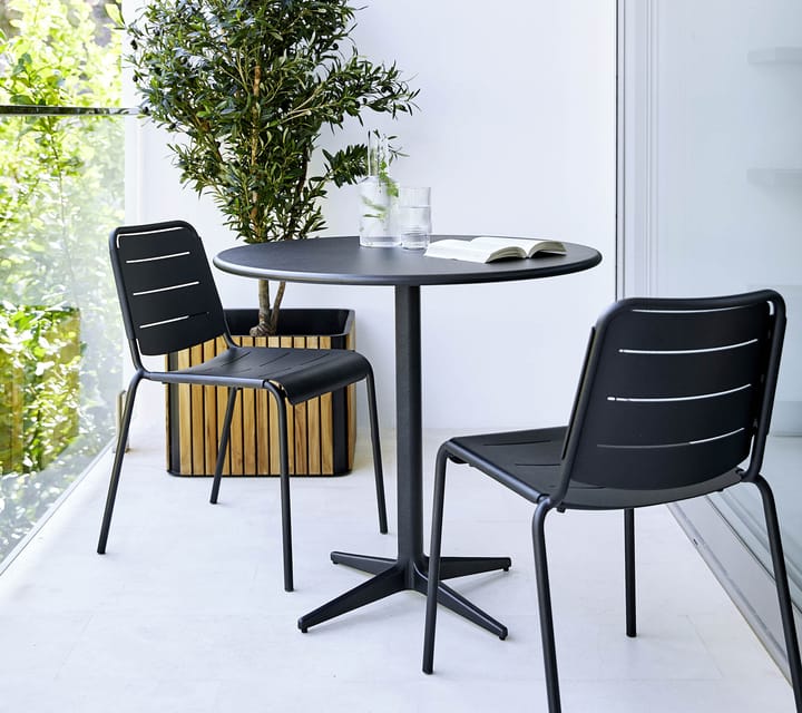 Drop tafel Ø80 cm, Lava grey-lava grey Cane-line