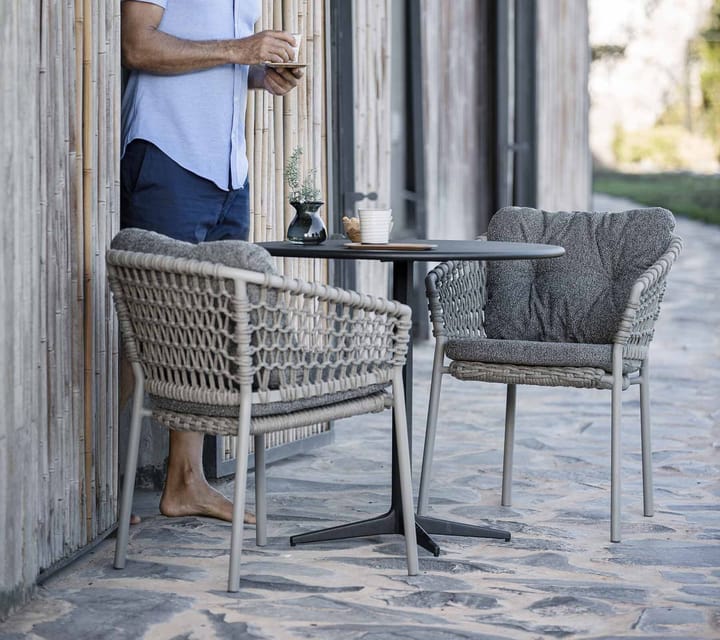Drop tafel Ø80 cm, Lava grey-lava grey Cane-line