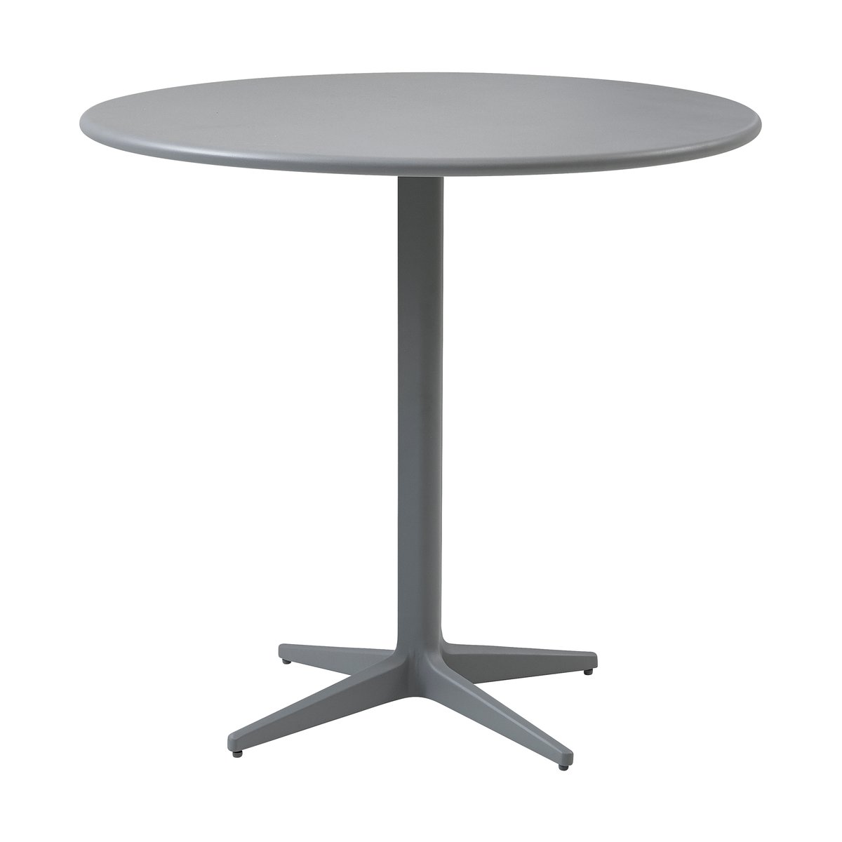 Cane-line Drop tafel o80 cm Light grey-light grey | Scandinavisch Interieur | Tuintafels | Grijs