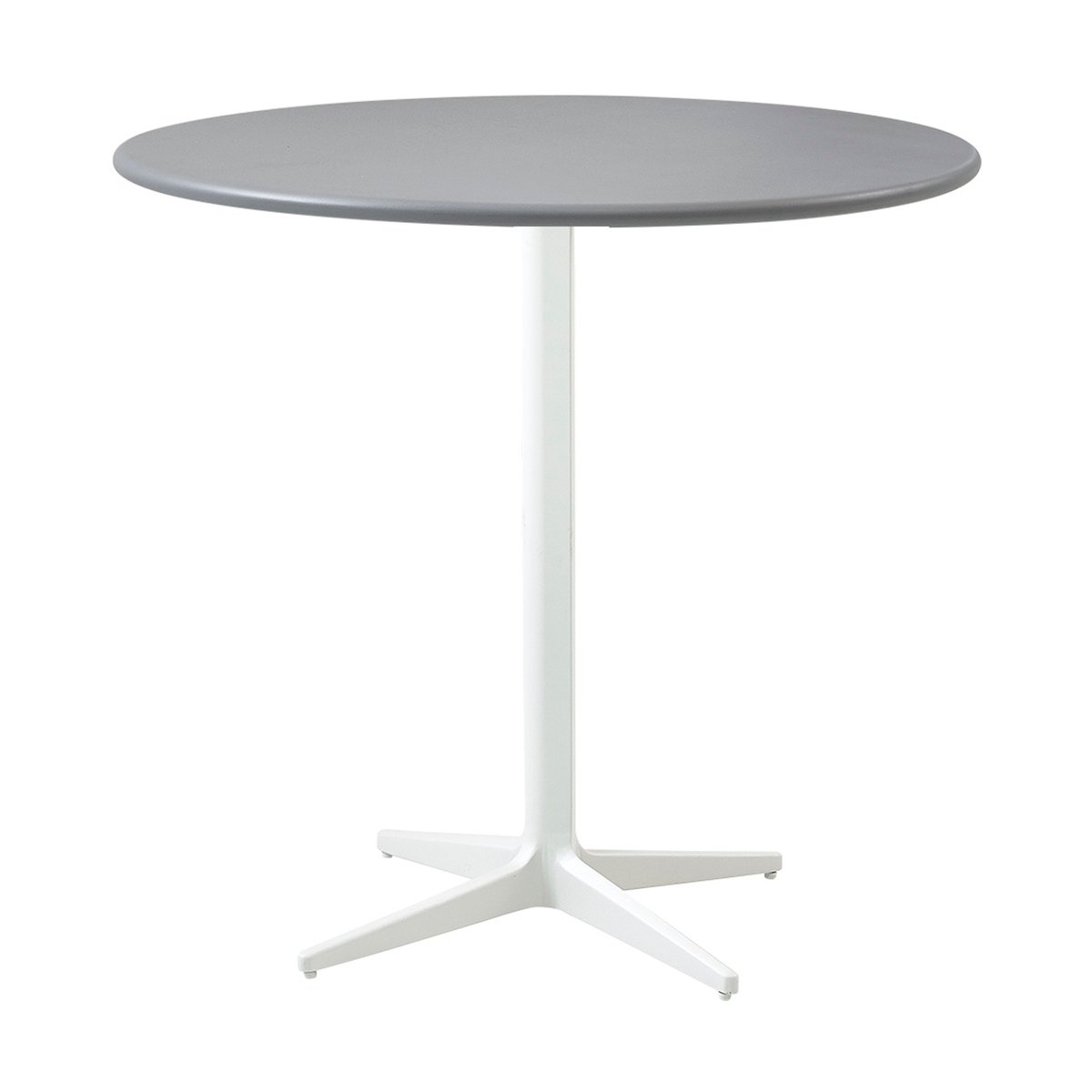 Cane-line Drop tafel o80 cm Light grey-white | Scandinavisch Interieur | Tuintafels | Grijs