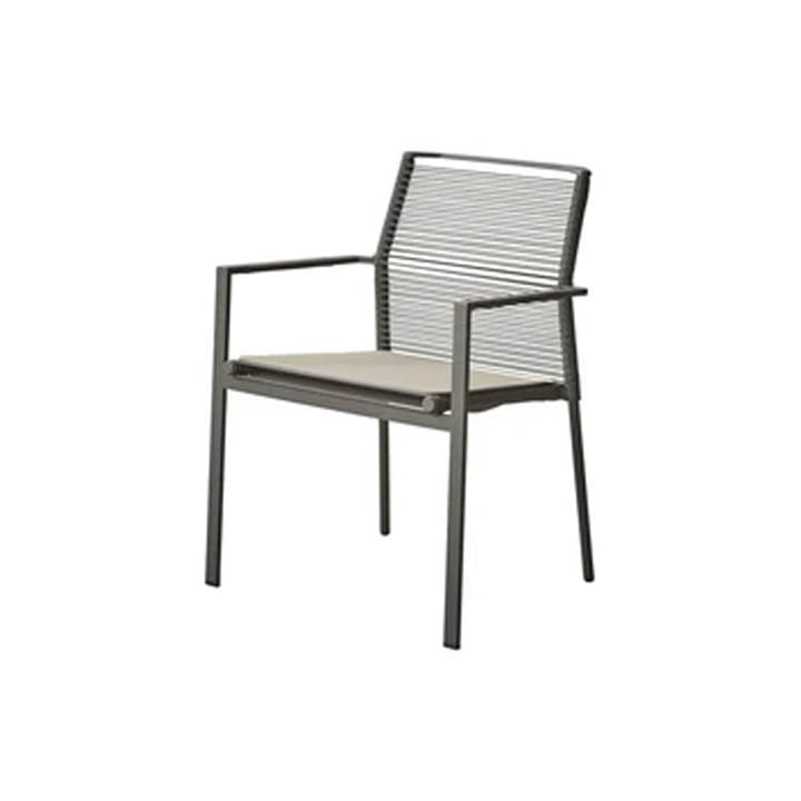 Edge armstoelkussen, Cane-Line Natté taupe Cane-line