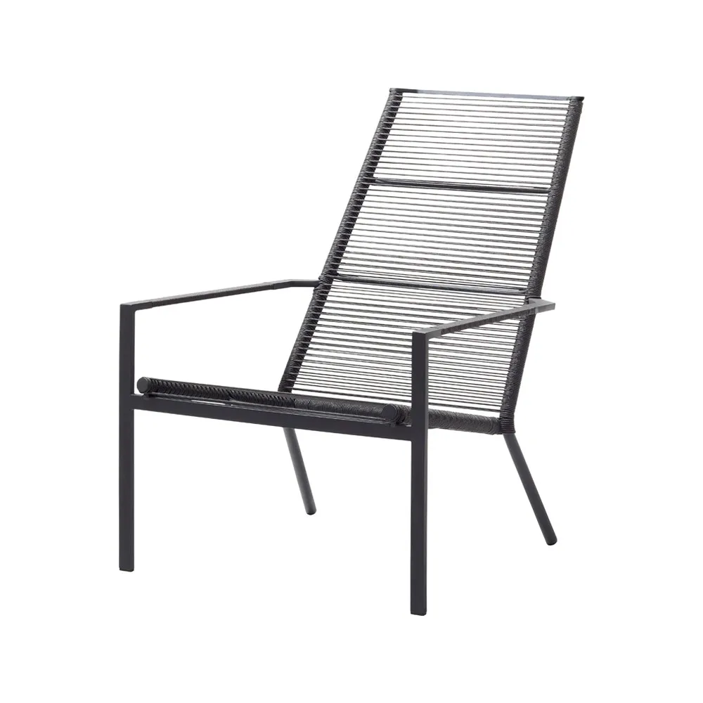 Edge zonnestoel, Anthracite Cane-line
