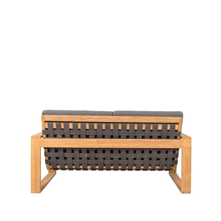 Endless Soft 2-zits bank teak, Cane-Line AirTouch grey Cane-line