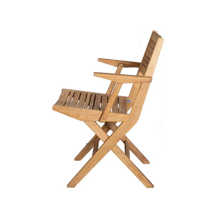 Flip Klapstoel, Teak, met armleuningen Cane-line