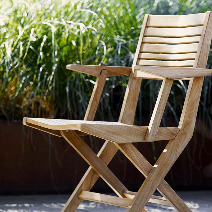 Flip Klapstoel, Teak Cane-line