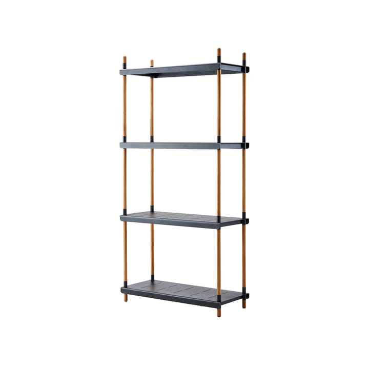 Frame plankensysteem - Lava grey, compleet, teak - Cane-line