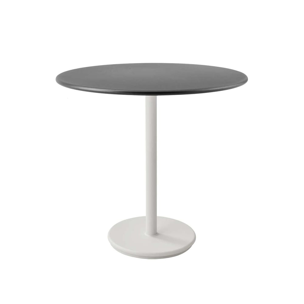 Cane-line Go tafel Ø80 cm Lava grey-white