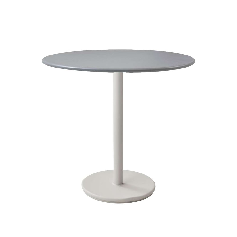 Cane-line Go tafel Ø80 cm Light grey-white