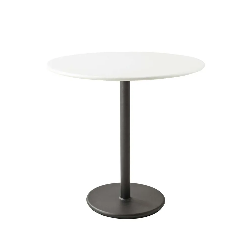 Go tafel Ø80 cm, White-lava grey Cane-line