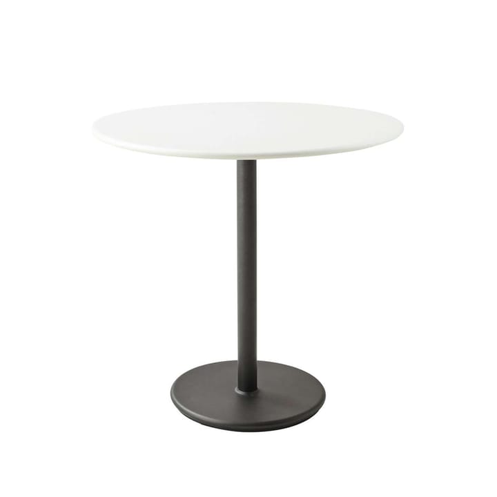 Go tafel Ø80 cm - White-lava grey - Cane-line