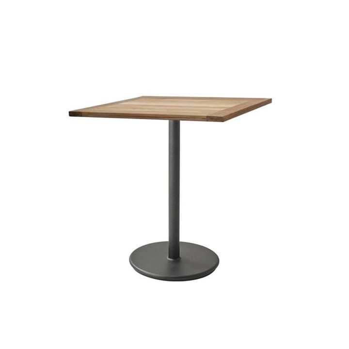 Go tafel teak 72x72 cm - Lava grey frame - Cane-line