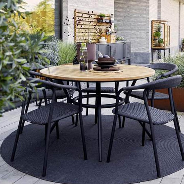Joy eettafel rond, Fossil grijs-lichtgrijs Ø144 cm Cane-line