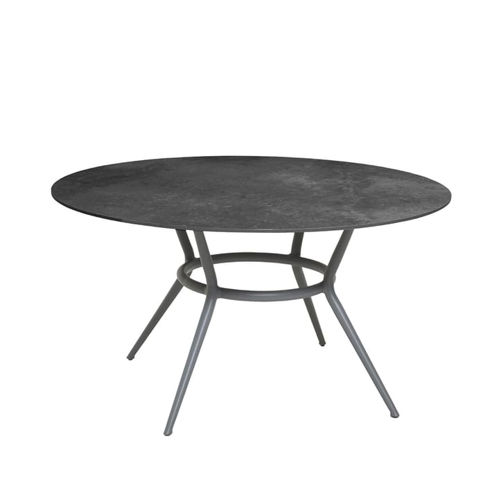 Joy eettafel rond - Fossil zwart-lichtgrijs Ø144 cm - Cane-line