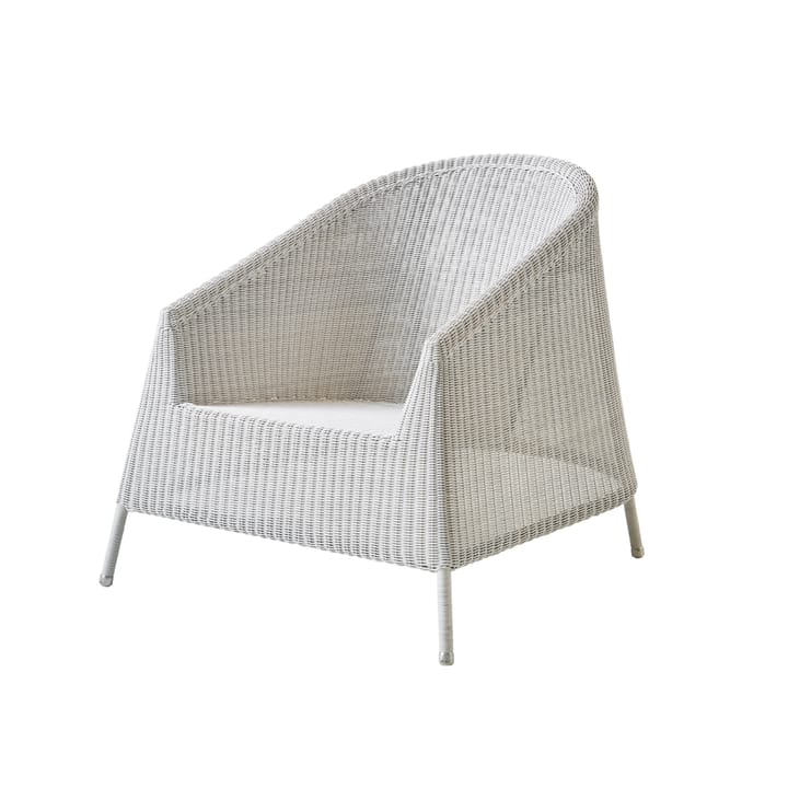 Kingston lounge stoel - White grey - Cane-line