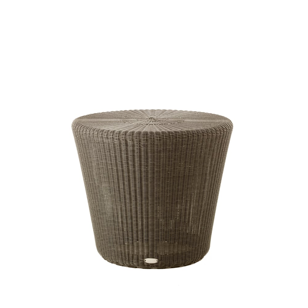 Cane-line Kingston tafel/voetenbank o46 cm Mocca | Scandinavisch Interieur | Tuinstoelen | Bruin